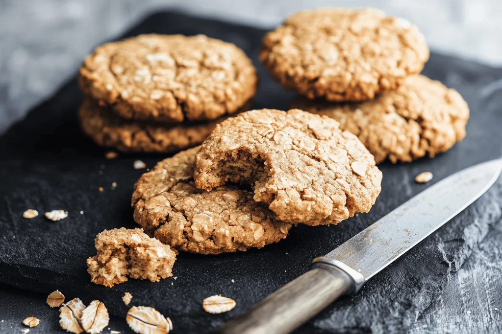 Ingwer-Haferkekse mit Mandeln