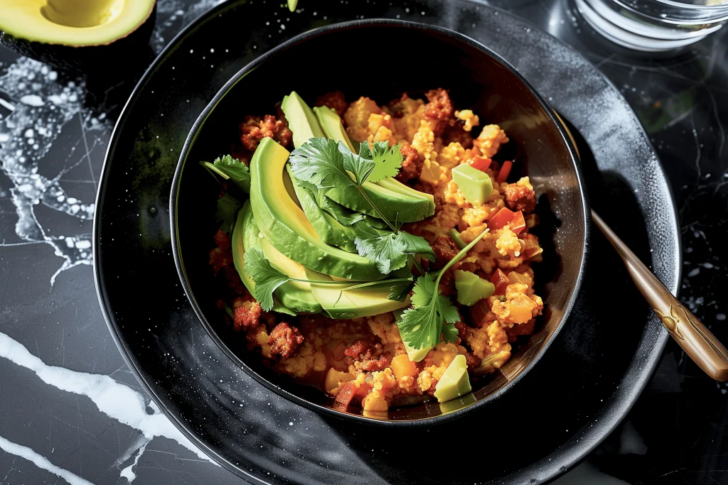 Southwest Chorizo Scramble