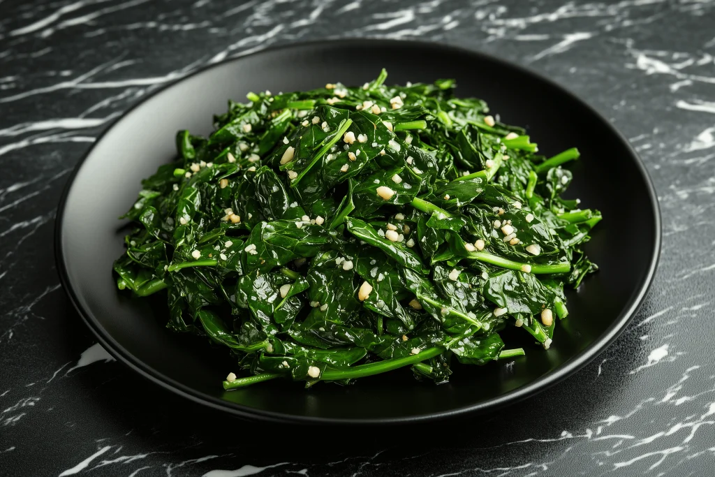 Brain Boosting Garlic Spinach