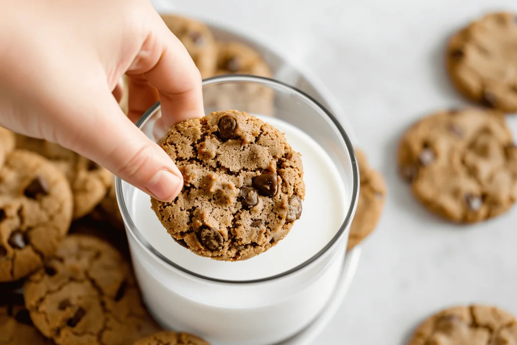 Erdnussbutter-Kakao-Nibs-Kekse