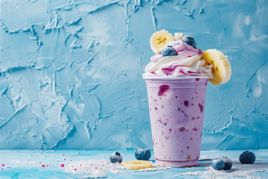 Brain Boosting Blueberry Milkshake