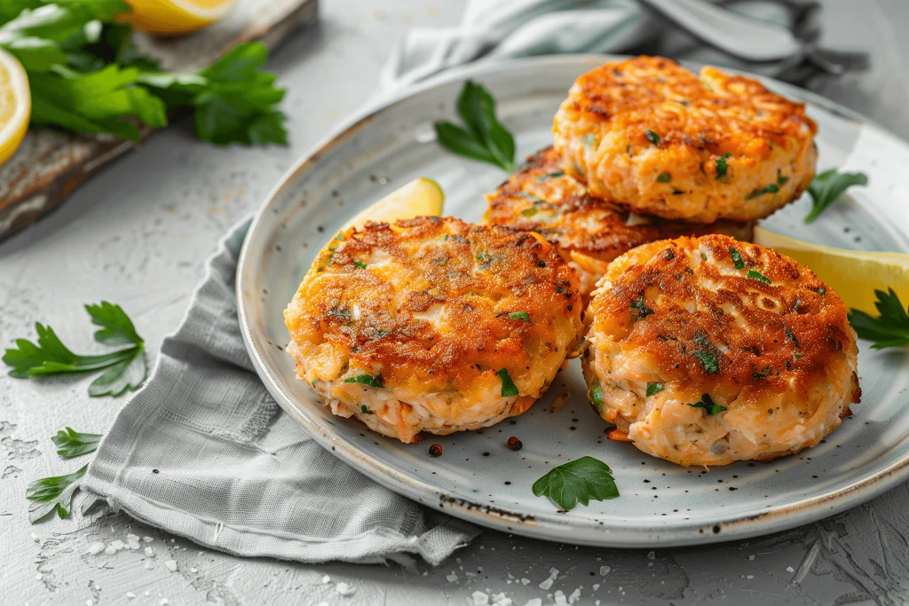 Lachs-Fischküchlein