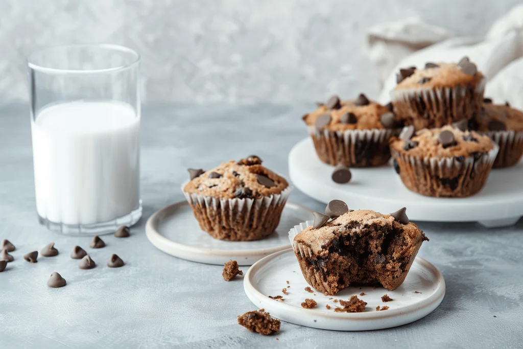 Chocolate Chip Courgette Muffins