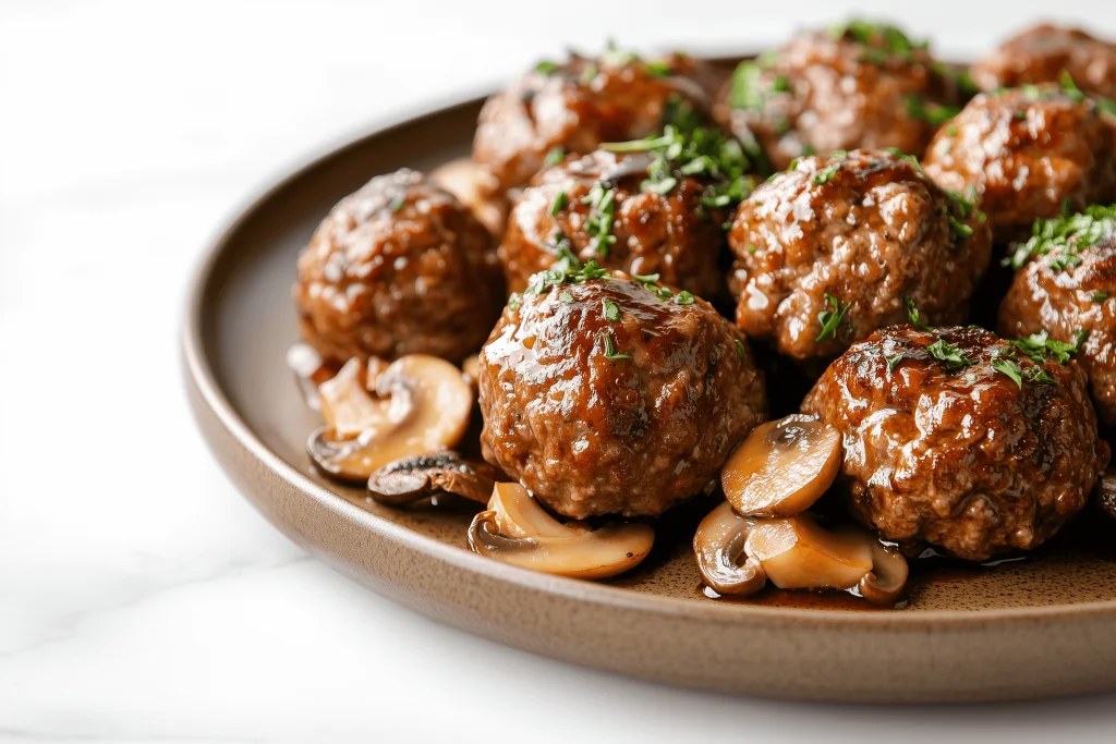 Salisbury-Steak-Fleischbällchen