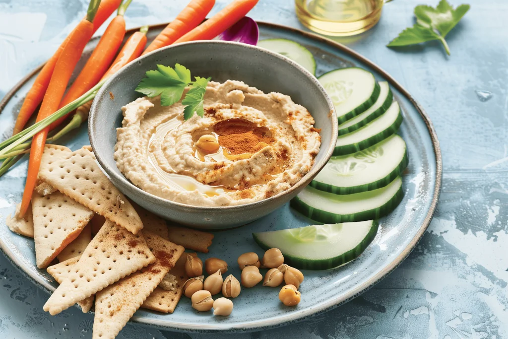 Ölfreier Hummus