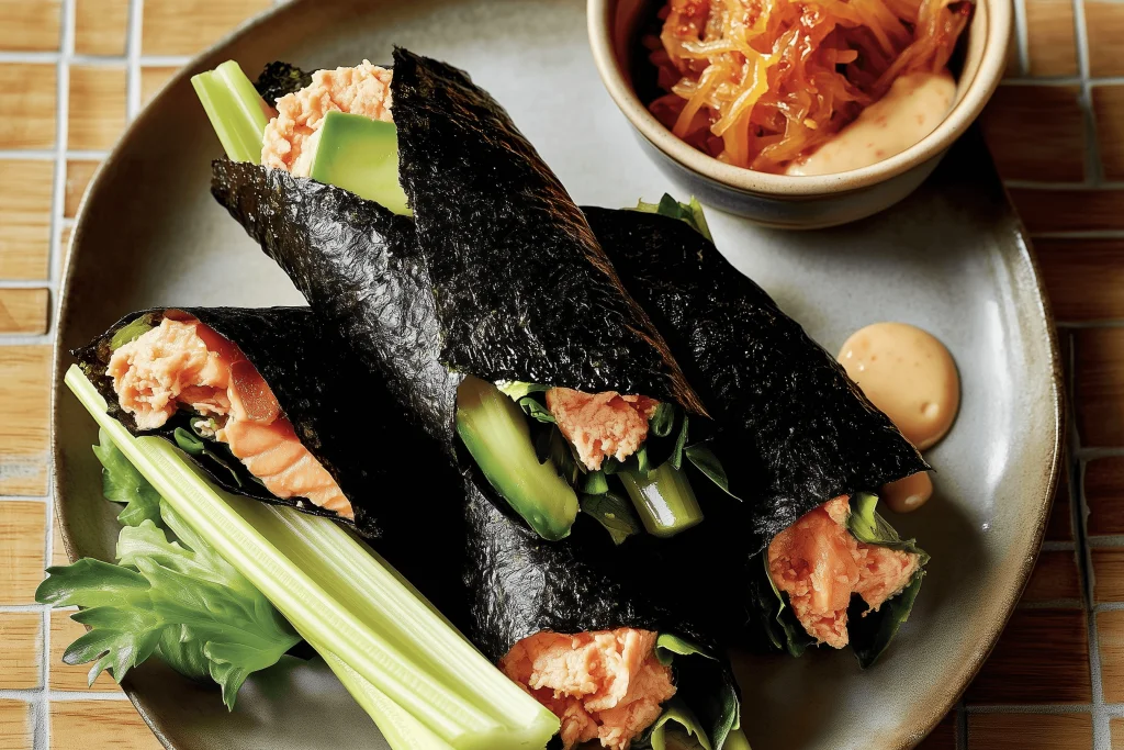 Faux Salmon Nori Wraps