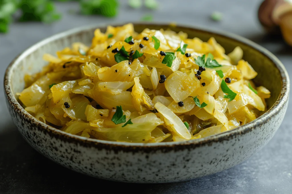 Gebratener Curry-Kohl